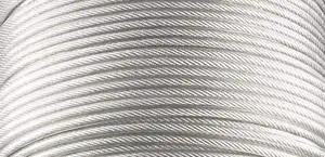 1/8" Coated to 3/16" Diameter, 7x19 Construction, Clear Vinyl Coated Cable (500 ft Reel) 1/8" Coated to 3/16" Diameter, 7x19 Construction, Clear Vinyl Coated Cable (500 ft Reel)