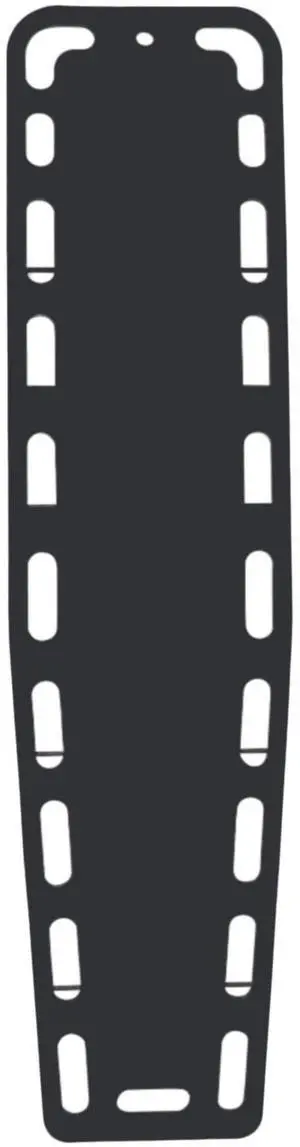 Spine Board Stretcher, Patent Transfer EMT Backboard Immobilization, Base Board Black Spine Board Stretcher, Patent Transfer EMT Backboard Immobilization, Base Board Black