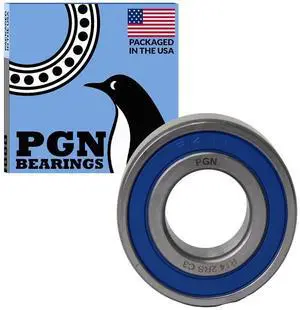 PGN (50 Pack) R14-2RS Bearing - Lubricated Chrome Steel Sealed Ball Bearing - 7/8" x1-7/8 x1/2" Bearings with Rubber Seal & High RPM Support PGN (50 Pack) R14-2RS Bearing - Lubricated Chrome Steel Sealed Ball Bearing - 7/8" x1-7/8 x1/2" Bearings with Rubber Seal & High RPM Support