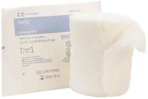 6725 Kerlix Bandage Roll, 100% Cotton, 6-Ply, 3-7/16" x 3-3/16' Size, Medium (Pack of 96) 6725 Kerlix Bandage Roll, 100% Cotton, 6-Ply, 3-7/16" x 3-3/16' Size, Medium (Pack of 96)