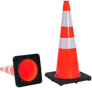 6 Pack 28 Inch Traffic Safety Cones Orange Road Parking Cones Heavy Duty Construction Cone Structurally Stable for Traffic Control at Public Place (6, 28INCH) 6 Pack 28 Inch Traffic Safety Cones Orange Road Parking Cones Heavy Duty Construction Cone Structurally Stable for Traffic Control at Public Place (6, 28INCH)