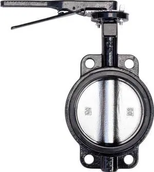RKLO6 Cast Iron Butterfly Valve, Lever Style, EPDM, Black, 6" RKLO6 Cast Iron Butterfly Valve, Lever Style, EPDM, Black, 6"