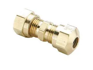 62NTA-4-pk20 Air Brake-NTA Union Fitting, 1/4" Compression Tube x 1/4" Compression Tube, Brass (Pack of 20) 62NTA-4-pk20 Air Brake-NTA Union Fitting, 1/4" Compression Tube x 1/4" Compression Tube, Brass (Pack of 20)