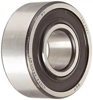 2305 E-2RS1TN9 Double Row Self-Aligning Bearing, ABEC 1 Precision, Double Sealed, Plastic Cage, Normal Clearance, Metric, 25mm Bore, 62mm OD, 24mm Width 2305 E-2RS1TN9 Double Row Self-Aligning Bearing, ABEC 1 Precision, Double Sealed, Plastic Cage, Normal Clearance, Metric, 25mm Bore, 62mm OD, 24mm Width
