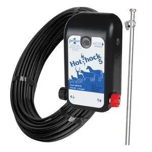 Premier 1 HotShock 5 Fence Energizer, Plug-in Kit, 0.5 Joule Premier 1 HotShock 5 Fence Energizer, Plug-in Kit, 0.5 Joule