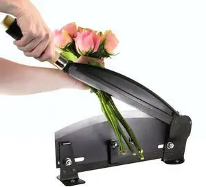 Professional Flower Stem Cutter Tool for Floristry and Gardening - Bulk Bunch Cutter with 14" Durable High Carbon Steel Blade Professional Flower Stem Cutter Tool for Floristry and Gardening - Bulk Bunch Cutter with 14" Durable High Carbon Steel Blade