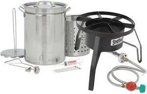 Propane Turkey Fryer Kit - Burner and 32qt Stainless Steel Pot Propane Turkey Fryer Kit - Burner and 32qt Stainless Steel Pot