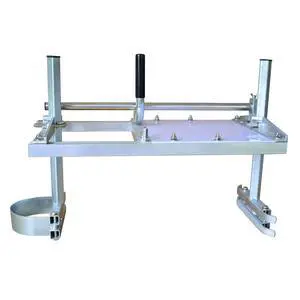 Portable Sawmill 24-Inch Chainsaw Milling Attachment, Adjustable Lumber Cutting Guide for Logs and Wood Planks, TMS-24, Silver Portable Sawmill 24-Inch Chainsaw Milling Attachment, Adjustable Lumber Cutting Guide for Logs and Wood Planks, TMS-24, Silver