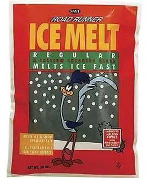 Road Runner Ice Melt,50lb. Bag,Calcium, Magnesium, Potassium, Sodium Chlorides Road Runner Ice Melt,50lb. Bag,Calcium, Magnesium, Potassium, Sodium Chlorides