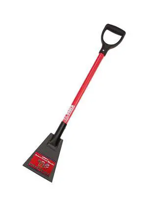 Floor Scraper - Heavy Duty 7-Gauge Scraper with Fiberglass D-Grip Handle for Tile Removal, Carpet Removal, Ice & Mud Scraping, Landscaping Tools, Flat Shovel - 100% Made in the USA, 7-Inch Floor Scraper - Heavy Duty 7-Gauge Scraper with Fiberglass D-Grip Handle for Tile Removal, Carpet Removal, Ice & Mud Scraping, Landscaping Tools, Flat Shovel - 100% Made in the USA, 7-Inch