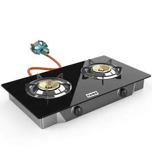 Outdoor & Indoor Portable Propane Stove, Single & Double Burners with Gas Premium Hose for Backyard Kitchen, Camping Grill, Hiking Cooking, Outdoor Recreation (RQ62-LARGE,2Burners) Outdoor & Indoor Portable Propane Stove, Single & Double Burners with Gas Premium Hose for Backyard Kitchen, Camping Grill, Hiking Cooking, Outdoor Recreation (RQ62-LARGE,2Burners)