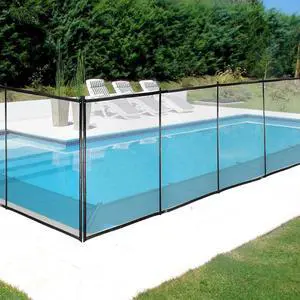 Pool Fence, 4FTx 12FT DIY Pool Fences for Inground Pools, Removable Child Safety Pool Fencing, Swimming Pool Fence in Ground for Kids Safety, Black Pool Mesh to Protect Kids Pool Fence, 4FTx 12FT DIY Pool Fences for Inground Pools, Removable Child Safety Pool Fencing, Swimming Pool Fence in Ground for Kids Safety, Black Pool Mesh to Protect Kids