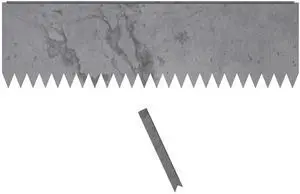 Hammer-in Landscape Edging - 48-inch Strips - 14-inch Depth 1/4-inch Rounded top COR-Ten Steel (1 Pack) Hammer-in Landscape Edging - 48-inch Strips - 14-inch Depth 1/4-inch Rounded top COR-Ten Steel (1 Pack)
