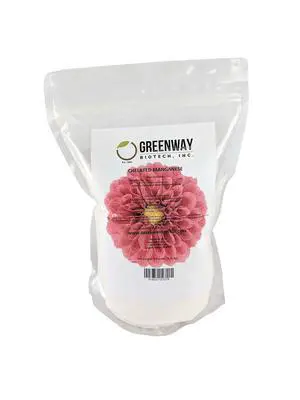 Chelated Manganese EDTA 13% - 100% Water Soluble Fertilizer for Palms, Soybeans, Pecans & Vegetables - Corrects Frizzle Top & Manganese Deficiency - Made in USA - 5 Pounds Chelated Manganese EDTA 13% - 100% Water Soluble Fertilizer for Palms, Soybeans, Pecans & Vegetables - Corrects Frizzle Top & Manganese Deficiency - Made in USA - 5 Pounds