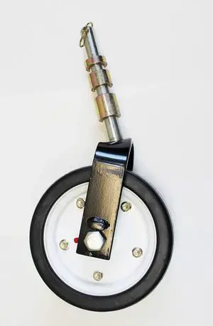 Complete Finish Mower Wheel Assembly Fits from 4' - 7' cut mowers Complete Finish Mower Wheel Assembly Fits from 4' - 7' cut mowers