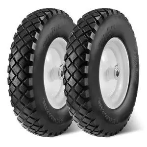 4.80 4.00-8 Flat-Free Wheelbarrow Tire, 4.80/4.00-8 Tire and Wheel w/Grease Fitting, 3" Centered Hub, 3/4" Bearings, 4.80 4.00-8 Tires for Hand Truck, Trolley, Garden Cart, Wagons 4.80 4.00-8 Flat-Free Wheelbarrow Tire, 4.80/4.00-8 Tire and Wheel w/Grease Fitting, 3" Centered Hub, 3/4" Bearings, 4.80 4.00-8 Tires for Hand Truck, Trolley, Garden Cart, Wagons