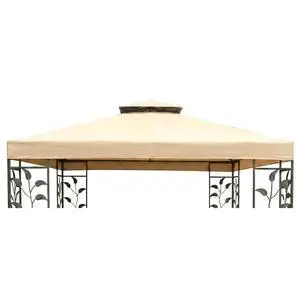 Durable Replacement Canopy Top Cover Compatible with The 7884-15, 7884 Aldi Leaf 10' x 10' Gazebo - Classic Sand, 350 Durable Replacement Canopy Top Cover Compatible with The 7884-15, 7884 Aldi Leaf 10' x 10' Gazebo - Classic Sand, 350