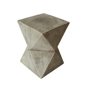 Lux Outdoor Weight Concrete Side Table, Light Gray Lux Outdoor Weight Concrete Side Table, Light Gray