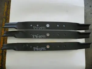 Set of 3 Replacement Blades for LandPride 84" Cut Finish Mowers 890-684C Set of 3 Replacement Blades for LandPride 84" Cut Finish Mowers 890-684C