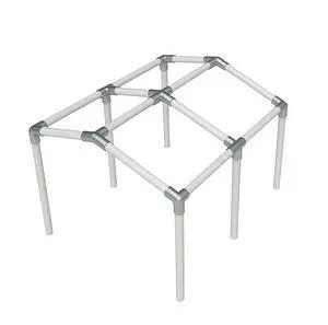 Canopy Fittings Kit 1-3/8" Low Peak Frame Carport Connectors Full Set for 6 Legs, Heavy-Duty 16 Gauge Galvanized Steel Canopy Fittings Kit 1-3/8" Low Peak Frame Carport Connectors Full Set for 6 Legs, Heavy-Duty 16 Gauge Galvanized Steel