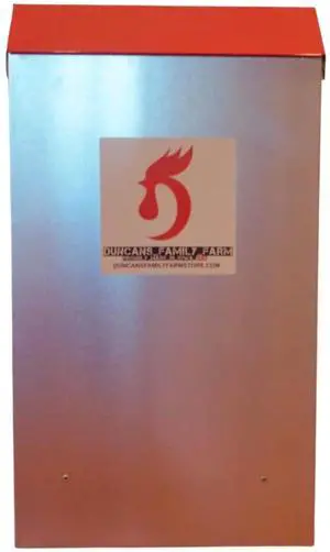 Space Saving Mountable Steel Poultry Feeder (Back Feed, Front Loading) Space Saving Mountable Steel Poultry Feeder (Back Feed, Front Loading)