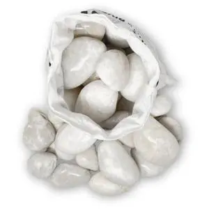 PGN White River Rocks for Plants - 40 Pounds - White Rocks with Smooth, Polished Surfaces - 1-3 Inch Stones for Planters, Aquarium Decorations, Vase, Fireplace, Landscaping, Outdoor Decor PGN White River Rocks for Plants - 40 Pounds - White Rocks with Smooth, Polished Surfaces - 1-3 Inch Stones for Planters, Aquarium Decorations, Vase, Fireplace, Landscaping, Outdoor Decor