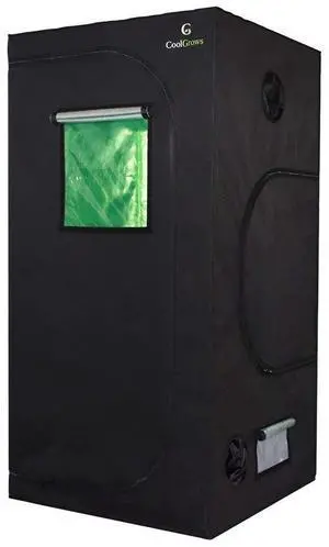 Grow Tent, 3x3x6 Feet Mylar Grow Tent with Obeservation Window and Floor Tray for Indoor Plant Growing (36"x 36" x 72") Grow Tent, 3x3x6 Feet Mylar Grow Tent with Obeservation Window and Floor Tray for Indoor Plant Growing (36"x 36" x 72")