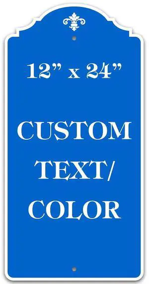 Custom Sign, Customized for Outdoor/Indoor Use, Personalized Designer Style Sign, 12x24 Inch, 24 Colors, Rust-Free Thick AlumaBond - Made by:, USA (Florolex I - Flood) Custom Sign, Customized for Outdoor/Indoor Use, Personalized Designer Style Sign, 12x24 Inch, 24 Colors, Rust-Free Thick AlumaBond - Made by:, USA (Florolex I - Flood)