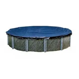 HYDROTOOLS Super Guard Heavy Duty Pool Cover For Above Ground Swimming Pools |31 FT Cover | Blue / Black | Winch & Cable Included | UV Protected For 28 FT Round Pools | PCO831 HYDROTOOLS Super Guard Heavy Duty Pool Cover For Above Ground Swimming Pools |31 FT Cover | Blue / Black | Winch & Cable Included | UV Protected For 28 FT Round Pools | PCO831