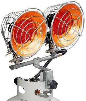 Infra-Red Tank Top Propane Heater - Dual Burner, 30,000 BTU - Model# FBDTP30 Infra-Red Tank Top Propane Heater - Dual Burner, 30,000 BTU - Model# FBDTP30
