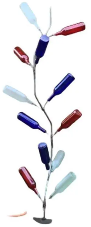 USA Wine Bottle Tree - Curved Southern Classic -Holds 13 Bottles- 6 FEET- Most Popular USA Wine Bottle Tree - Curved Southern Classic -Holds 13 Bottles- 6 FEET- Most Popular