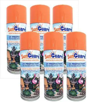 UV Protectant Spray for Outdoor Decor, Furniture & More (6-Pack) Prevents Fading Peeling and Cracking UV Protectant Spray for Outdoor Decor, Furniture & More (6-Pack) Prevents Fading Peeling and Cracking