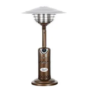 Portable Patio Heater, Outdoor Propane Table Top Heater, Bronze Portable Patio Heater, Outdoor Propane Table Top Heater, Bronze