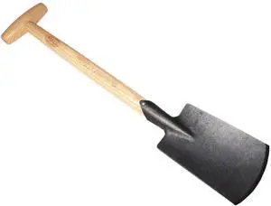 Perennial Spade Compact Digging Tool for Tight Spaces | T-Handle | Tempered Boron Steel | Ash Wood | 22.75 Length Perennial Spade Compact Digging Tool for Tight Spaces | T-Handle | Tempered Boron Steel | Ash Wood | 22.75 Length