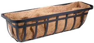 88558 Flat Iron Window and Deck Planter, Black, 36-Inch 88558 Flat Iron Window and Deck Planter, Black, 36-Inch
