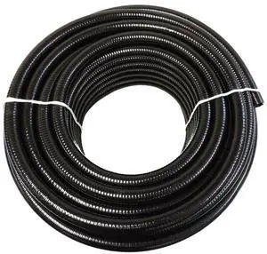 (3/4" Dia. x 50 ft) - ® Black Flexible PVC Pipe for Koi Ponds, Irrigation and Water Gardens (3/4" Dia. x 50 ft) - ® Black Flexible PVC Pipe for Koi Ponds, Irrigation and Water Gardens