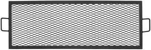 Sunnydaze X-Marks Fire Pit Cooking Grate - Outdoor Rectangle Black Steel BBQ Campfire Grill with Handles - 40-Inch Sunnydaze X-Marks Fire Pit Cooking Grate - Outdoor Rectangle Black Steel BBQ Campfire Grill with Handles - 40-Inch