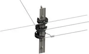 T-360 Electric Fence T-Post Insulator - Black (Bulk Qty: 100) T-360 Electric Fence T-Post Insulator - Black (Bulk Qty: 100)