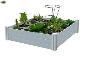 Gardens 4x4 Garden Bed with Grow Grid, Packaging may vary Gardens 4x4 Garden Bed with Grow Grid, Packaging may vary