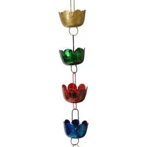 ANCIENTRCLILMIR Lily Multicolor Rain Chainc, Unisex-Adult (Set of 1) ANCIENTRCLILMIR Lily Multicolor Rain Chainc, Unisex-Adult (Set of 1)