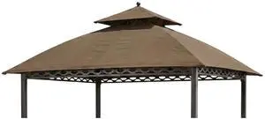 Reinforced RipLock 350 Replacement Canopy Top Cover Compatible with Pinehurst 8 x 5 Grill Gazebo Model L-GG093PST-B - Nutmeg Reinforced RipLock 350 Replacement Canopy Top Cover Compatible with Pinehurst 8 x 5 Grill Gazebo Model L-GG093PST-B - Nutmeg