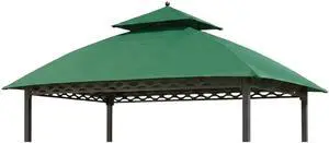 Reinforced RipLock 350 Replacement Canopy Top Cover Compatible with Pinehurst 8 x 5 Grill Gazebo Model L-GG093PST-B - Green Reinforced RipLock 350 Replacement Canopy Top Cover Compatible with Pinehurst 8 x 5 Grill Gazebo Model L-GG093PST-B - Green