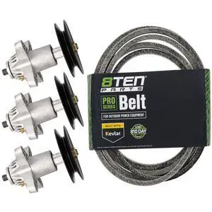 Deck Spindle Belt Kit Combo Set for Cub Cadet RZT-54 MTD ZT54 ZTL8000 Columbia Sears 918-04608A 954-04138A Deck Spindle Belt Kit Combo Set for Cub Cadet RZT-54 MTD ZT54 ZTL8000 Columbia Sears 918-04608A 954-04138A