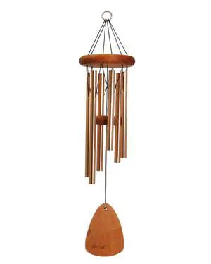 24-inch Redwood Wind Chime in Bronze by Wind River for Patio, Backyard, Garden, and Outdoor décor. Made in the USA 24-inch Redwood Wind Chime in Bronze by Wind River for Patio, Backyard, Garden, and Outdoor décor. Made in the USA