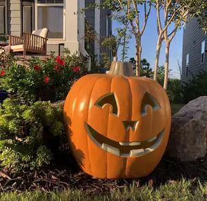 20" Jack O Lantern Halloween Pumpkin Lantern Large Light Up Pumpkin Decorations, Lighted Pumpkin with LED Bulb Indoor/Outdoor Pumpkin Decoration 20" Jack O Lantern Halloween Pumpkin Lantern Large Light Up Pumpkin Decorations, Lighted Pumpkin with LED Bulb Indoor/Outdoor Pumpkin Decoration