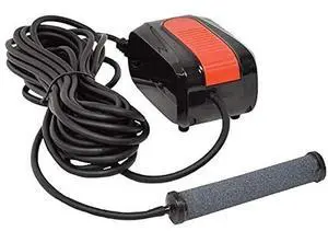 EasyPro CAS1 Single Outlet Compact Aeration Kit for Water Gardens & Koi Ponds up to 1000 Gallons & 4 Deep | Single Stone Diffuser Head | Extremely Quiet Operation | Two Year (on compressor) EasyPro CAS1 Single Outlet Compact Aeration Kit for Water Gardens & Koi Ponds up to 1000 Gallons & 4 Deep | Single Stone Diffuser Head | Extremely Quiet Operation | Two Year (on compressor)