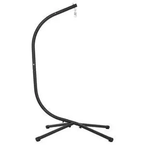 Hanging Hammock Chair Stand | Outdoor, Solid Steel, Heavy Duty Construction, C Stand Air Porch Swing, Stand Only Hanging Hammock Chair Stand | Outdoor, Solid Steel, Heavy Duty Construction, C Stand Air Porch Swing, Stand Only