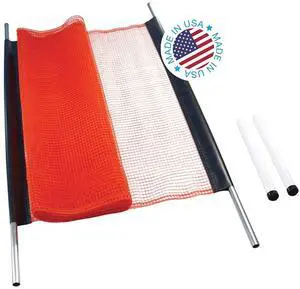 Non-Retractable Driveway Safety Net, Orange, 18' | Outdoor Barrier; Playtime Safety; Yard Safety Non-Retractable Driveway Safety Net, Orange, 18' | Outdoor Barrier; Playtime Safety; Yard Safety