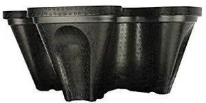 Large 64 Quart Stackable Planter 5-Pack - Grow More in Less Space - Plant Pots and Stack - DIY Vertical Gardening System - for Growing Veggies, Herbs, Garden Greens, Starwberries (Black) Large 64 Quart Stackable Planter 5-Pack - Grow More in Less Space - Plant Pots and Stack - DIY Vertical Gardening System - for Growing Veggies, Herbs, Garden Greens, Starwberries (Black)