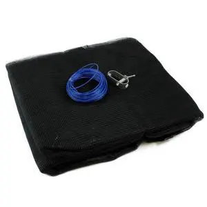 HYDROTOOLS Leaf Net Heavy Duty Winter Leaf Net Pool Cover For Above Ground Swimming Pools | For 28 FT Round Pools | 31 FT Netting Size | Black | Winch & Cable Included | CO928 HYDROTOOLS Leaf Net Heavy Duty Winter Leaf Net Pool Cover For Above Ground Swimming Pools | For 28 FT Round Pools | 31 FT Netting Size | Black | Winch & Cable Included | CO928